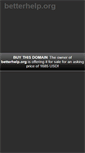 Mobile Screenshot of betterhelp.org